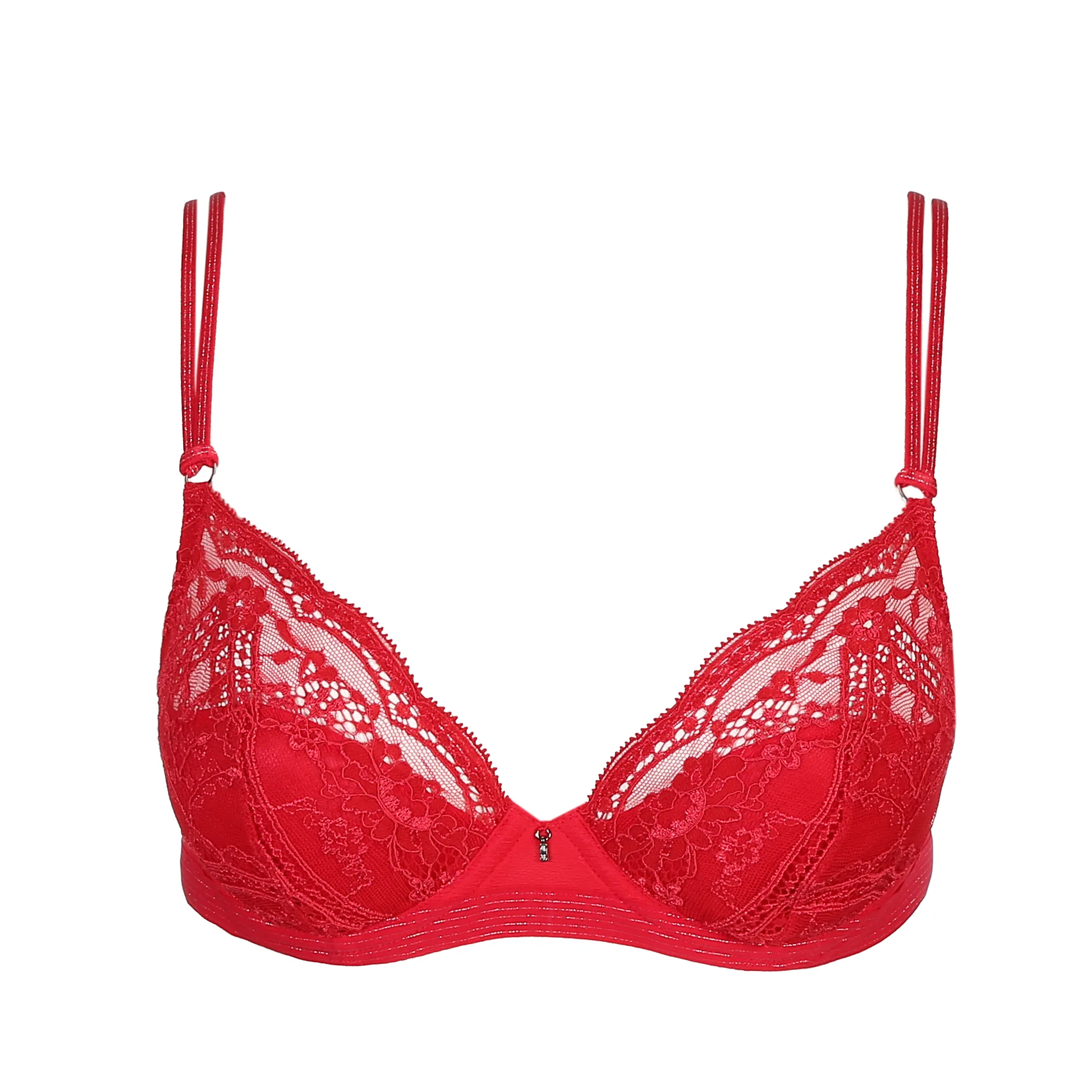 Comfortable Stylish lace transparent full cup bra Deals 