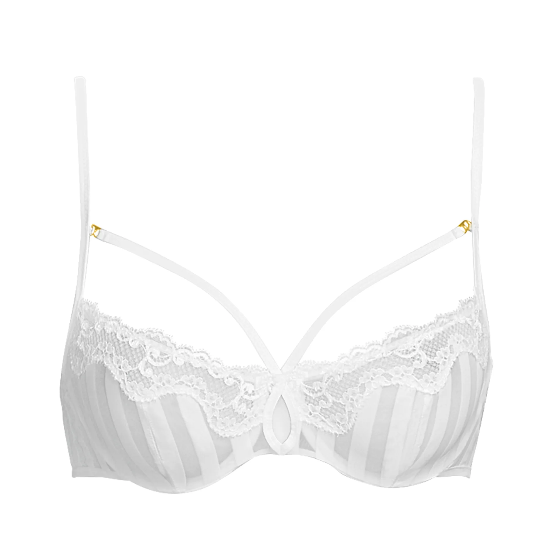 Andres Sarda Johnson White Full Cup Wire Bra