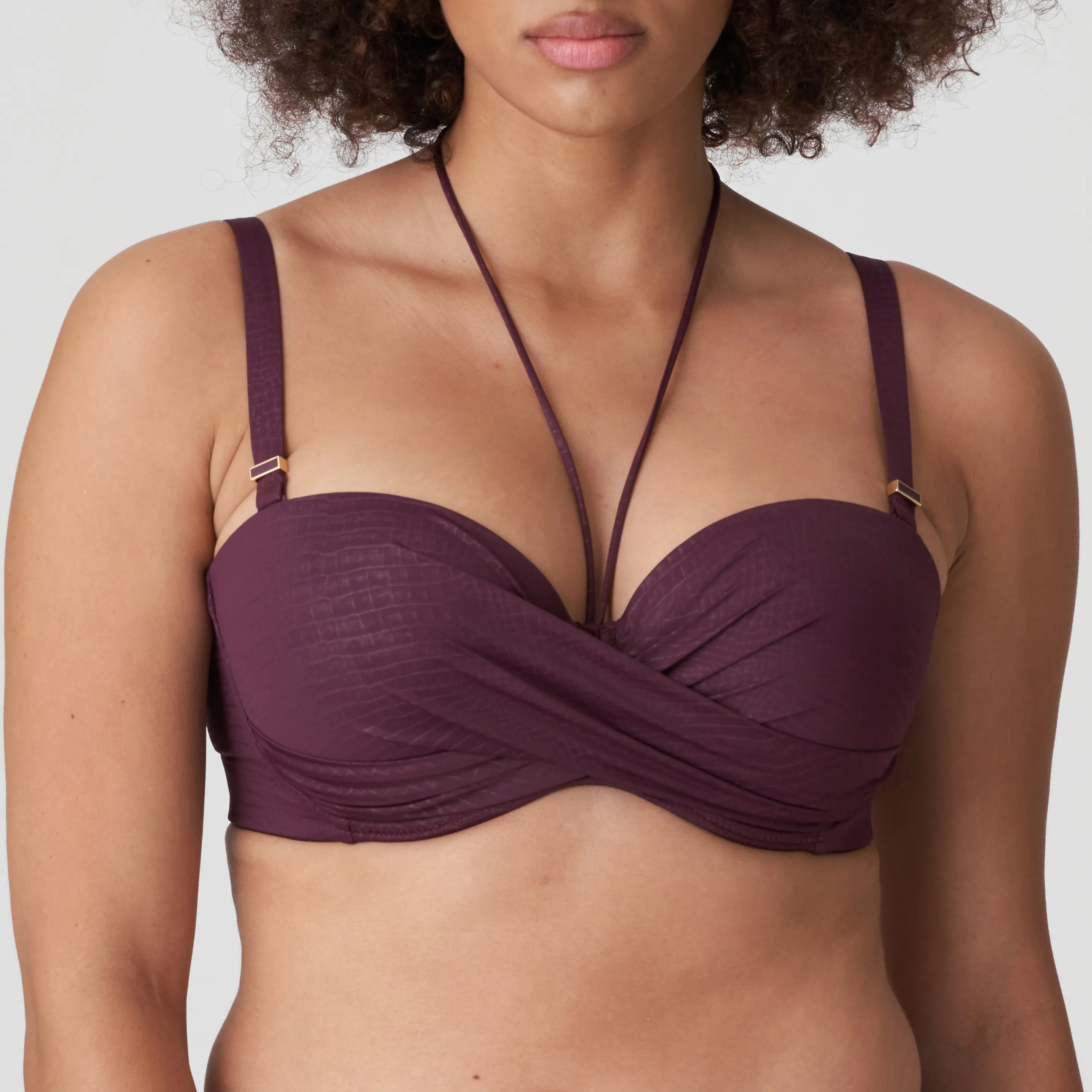 PrimaDonna Swim Dalyan Wine padded bikini top | Rigby & Peller States