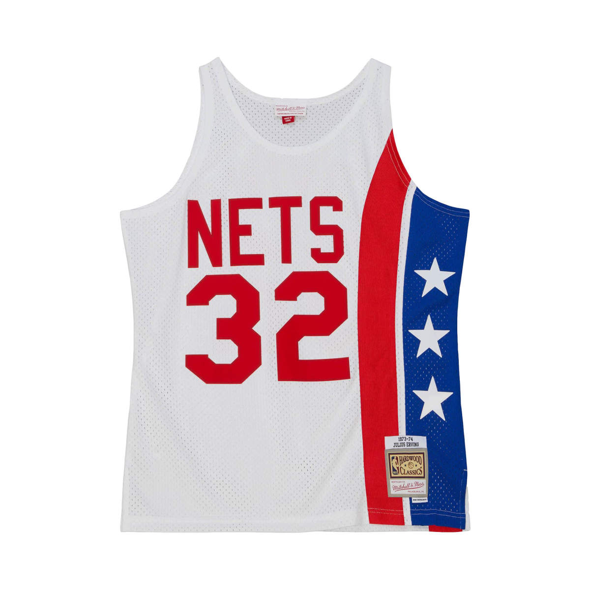 New york nets 1973-74 home swingman jersey erving