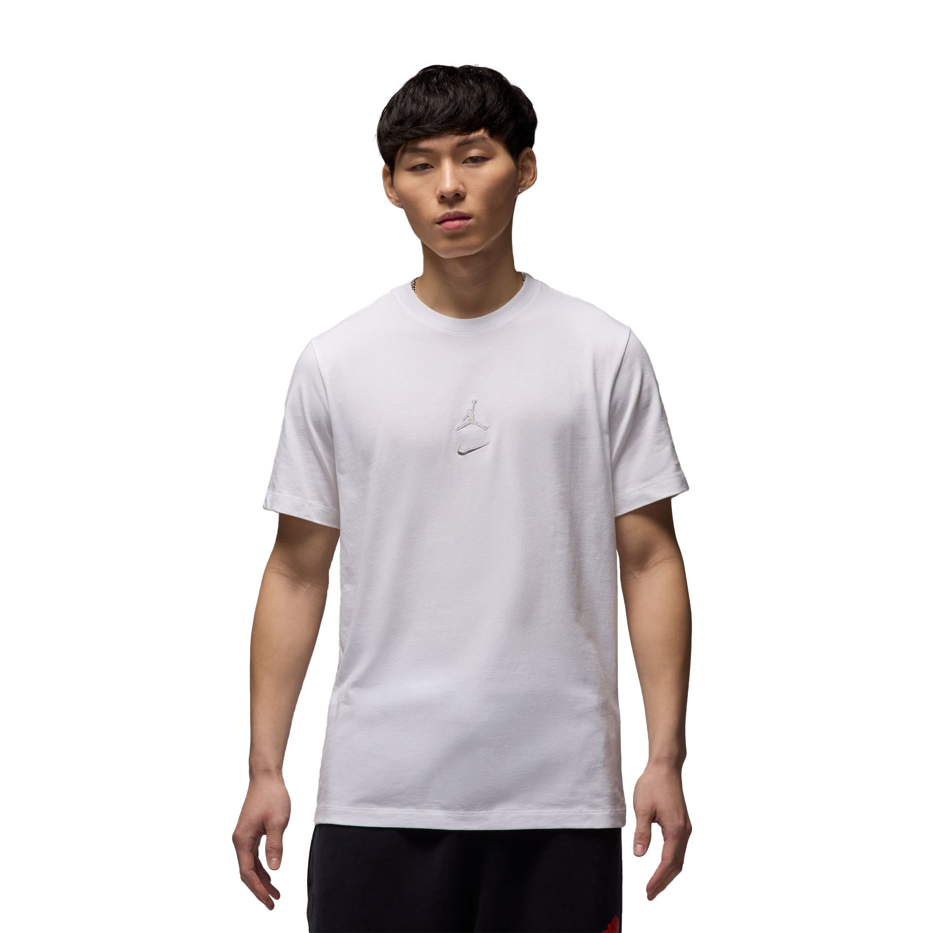国内発【JORDAN BRAND】JUMPMAN ESS S/S TEE Jordan T Shirt Men S Pink Big Jumpman Logo Short Sleeve
