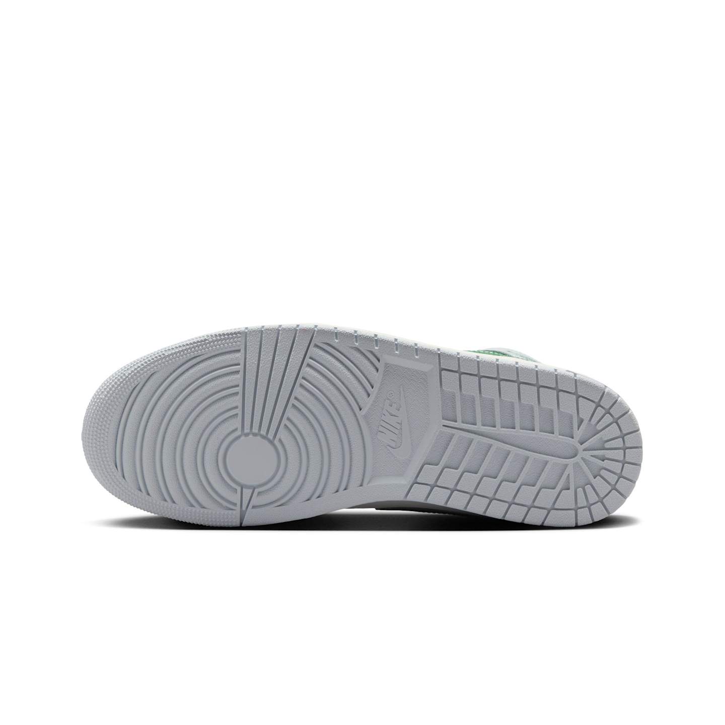 jordan 1 mid pine green toe