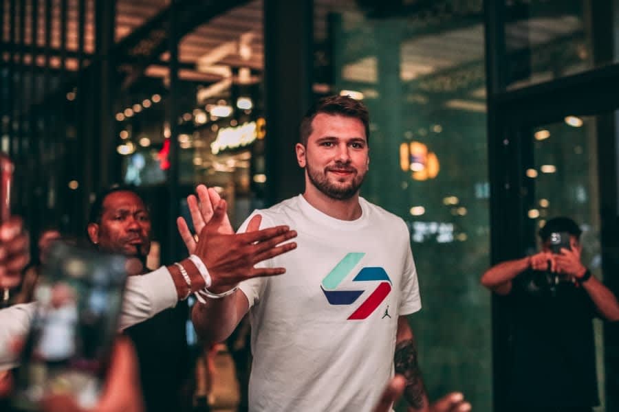 The opening of our new store in Paris with Luka Doncic