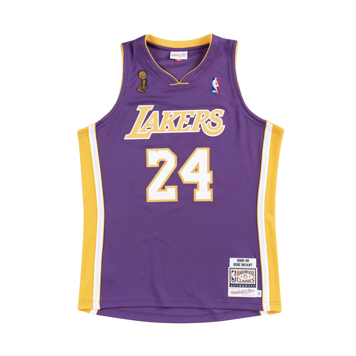 Los angeles lakers alternate authentic jersey 2008-09 bryant