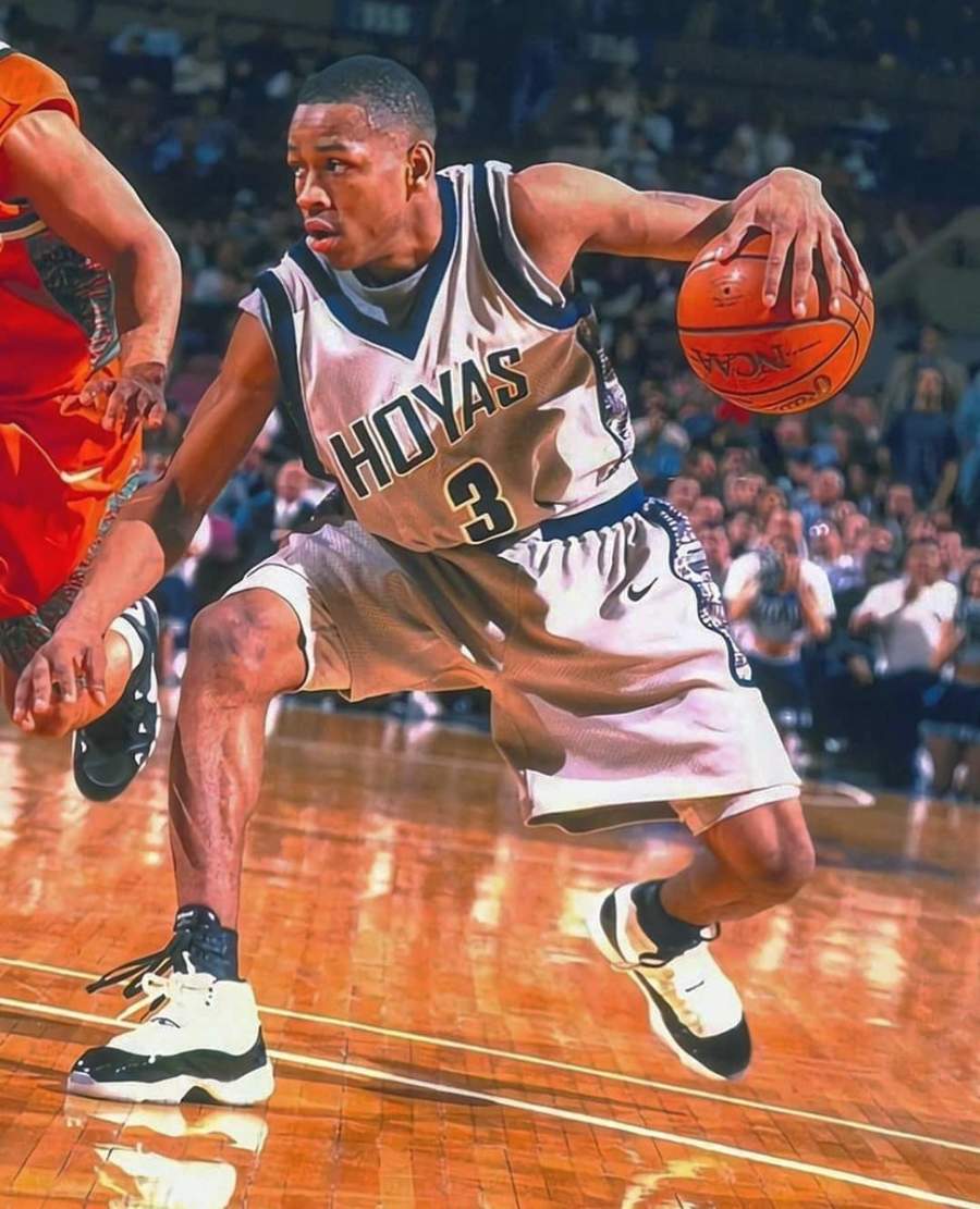 Official allen Iverson Georgetown Hoyas University The Answer NCAA