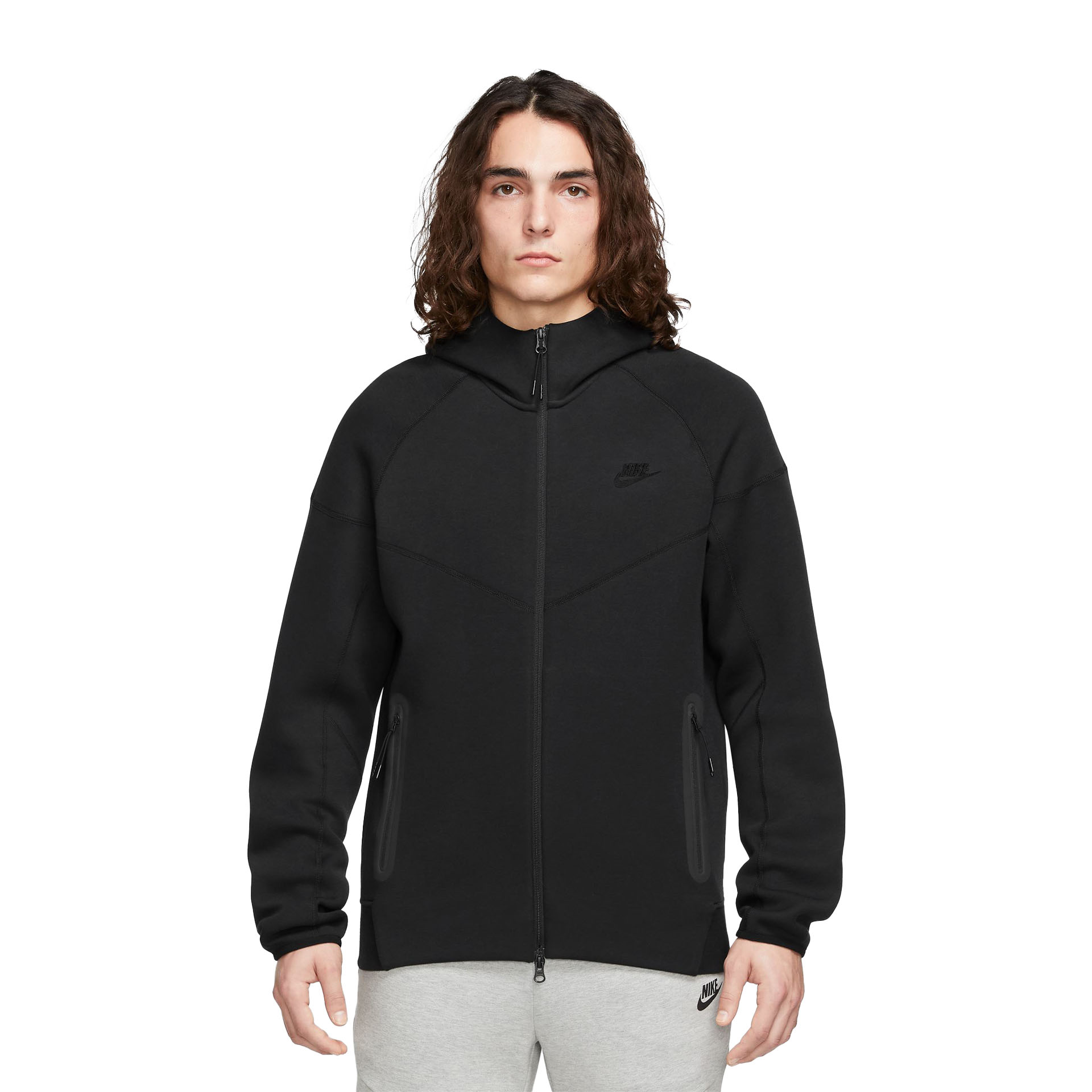 Tech Fleece FZ WR Hoodie Black prodotto FB7921 010 Airdom