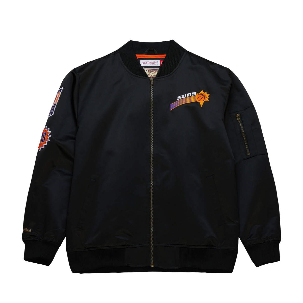 Phoenix Suns Lightweight Satin Bomber - product 6599-PSUYYPPPBLC | Airdom