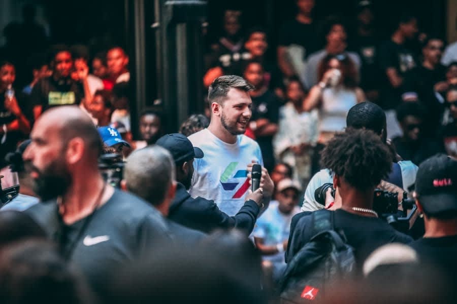 The opening of our new store in Paris with Luka Doncic