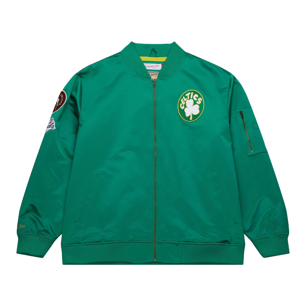 Boston Celtics Lightweight Satin Bomber - product 6599-BCEYYPPPK | Airdom