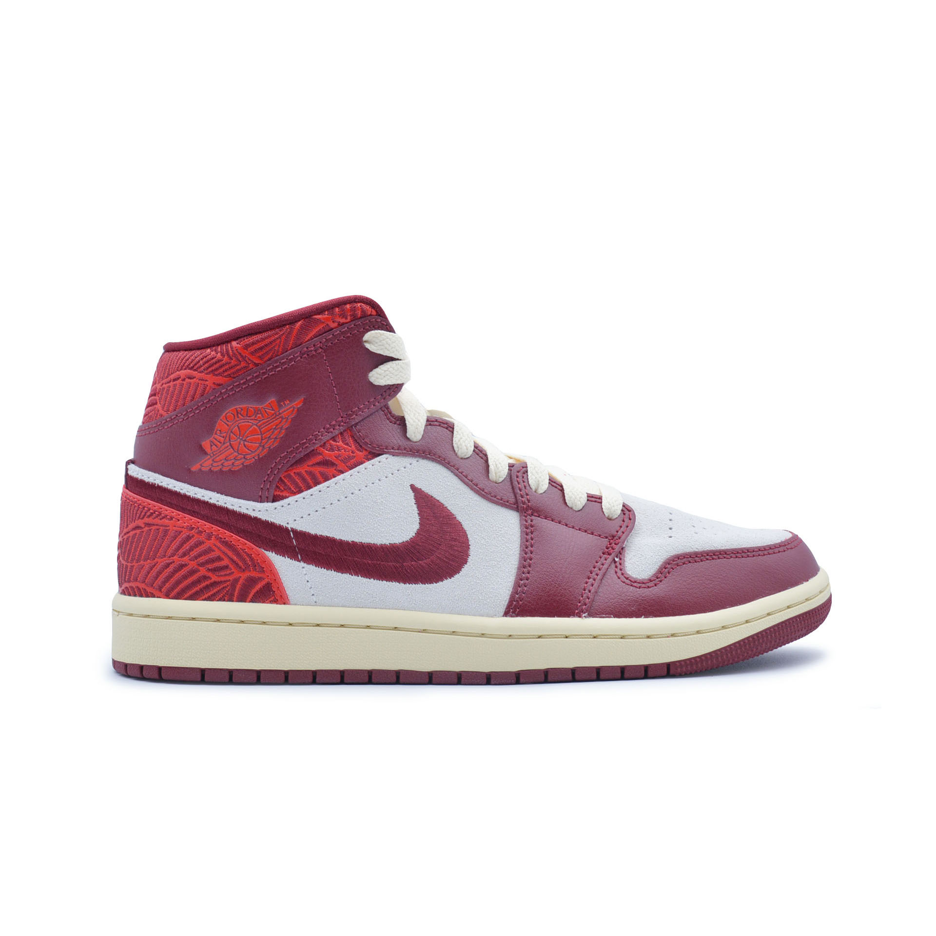 Wmns air jordan 1 mid se tiki leaf