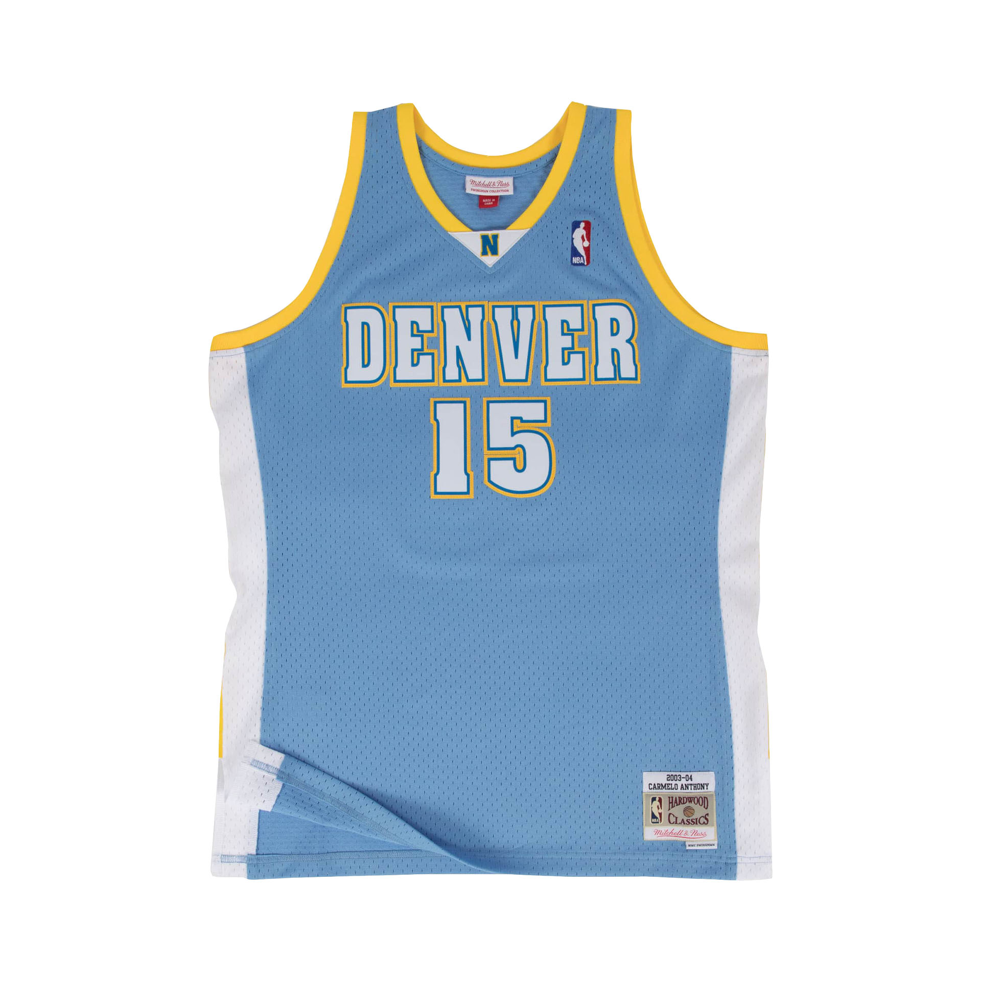 Denver nuggets 2003 04 away swingman jersey anthony