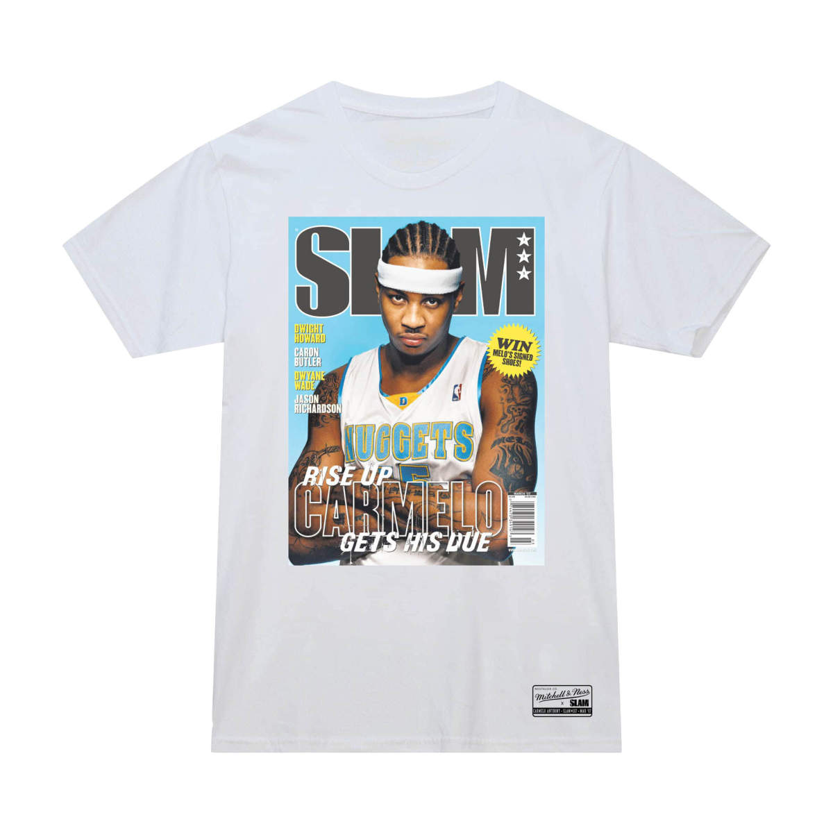 Denver nuggets slam cover tee anthony