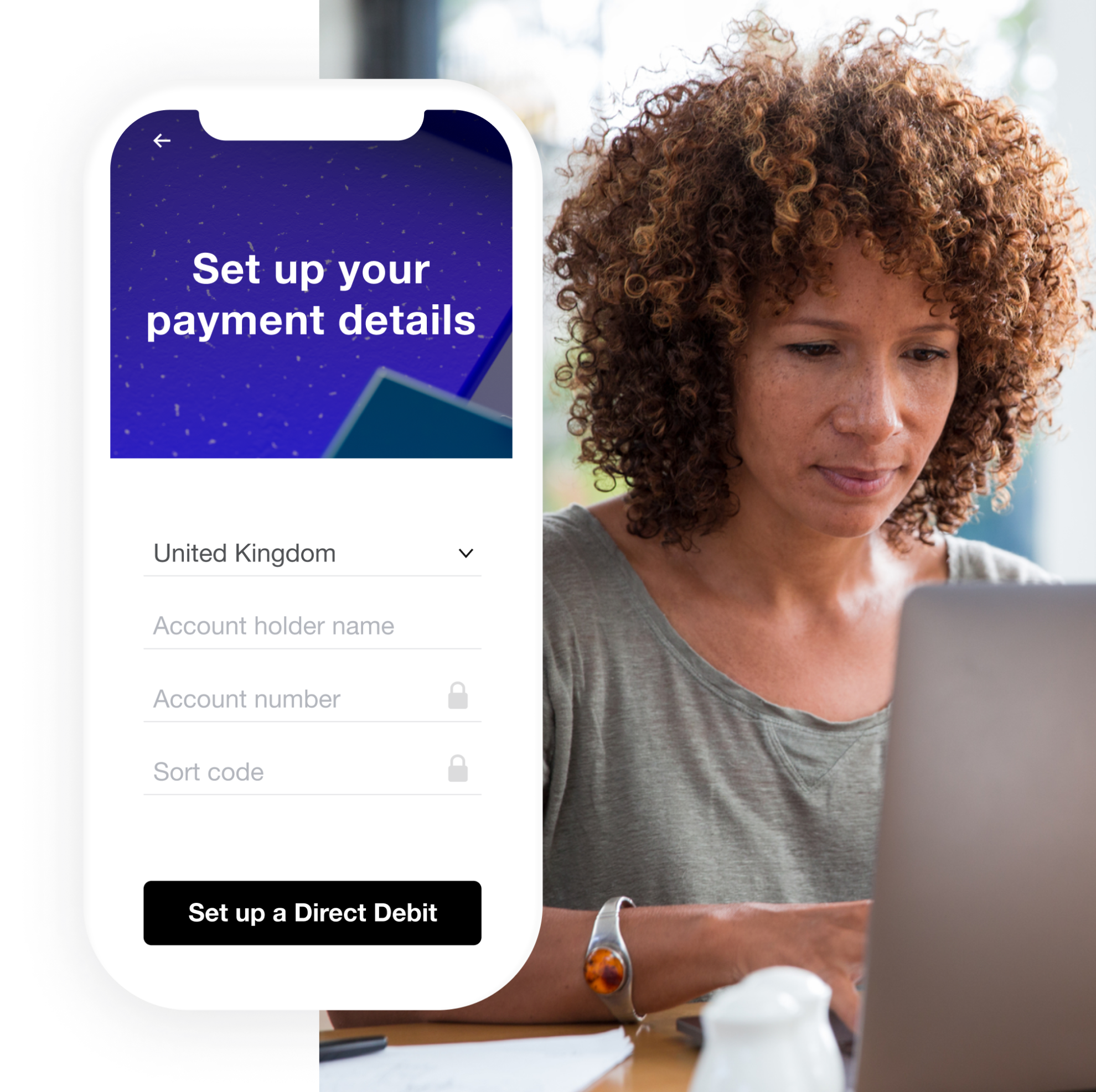 One-time payment set-up