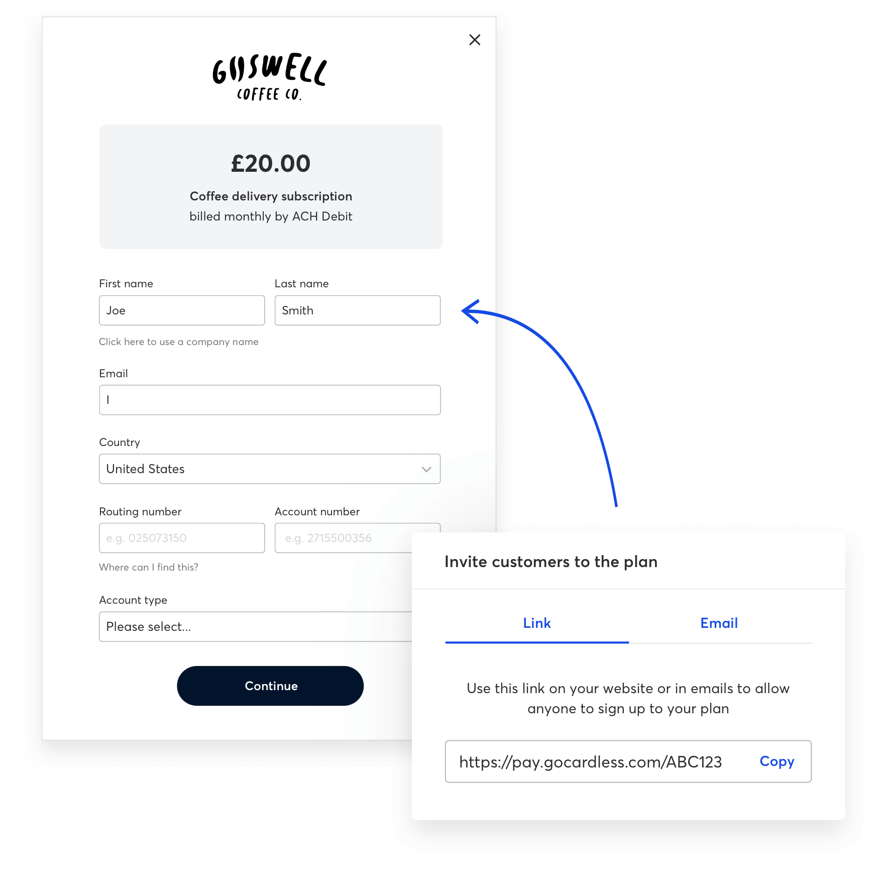 Out-of-the-box payment page