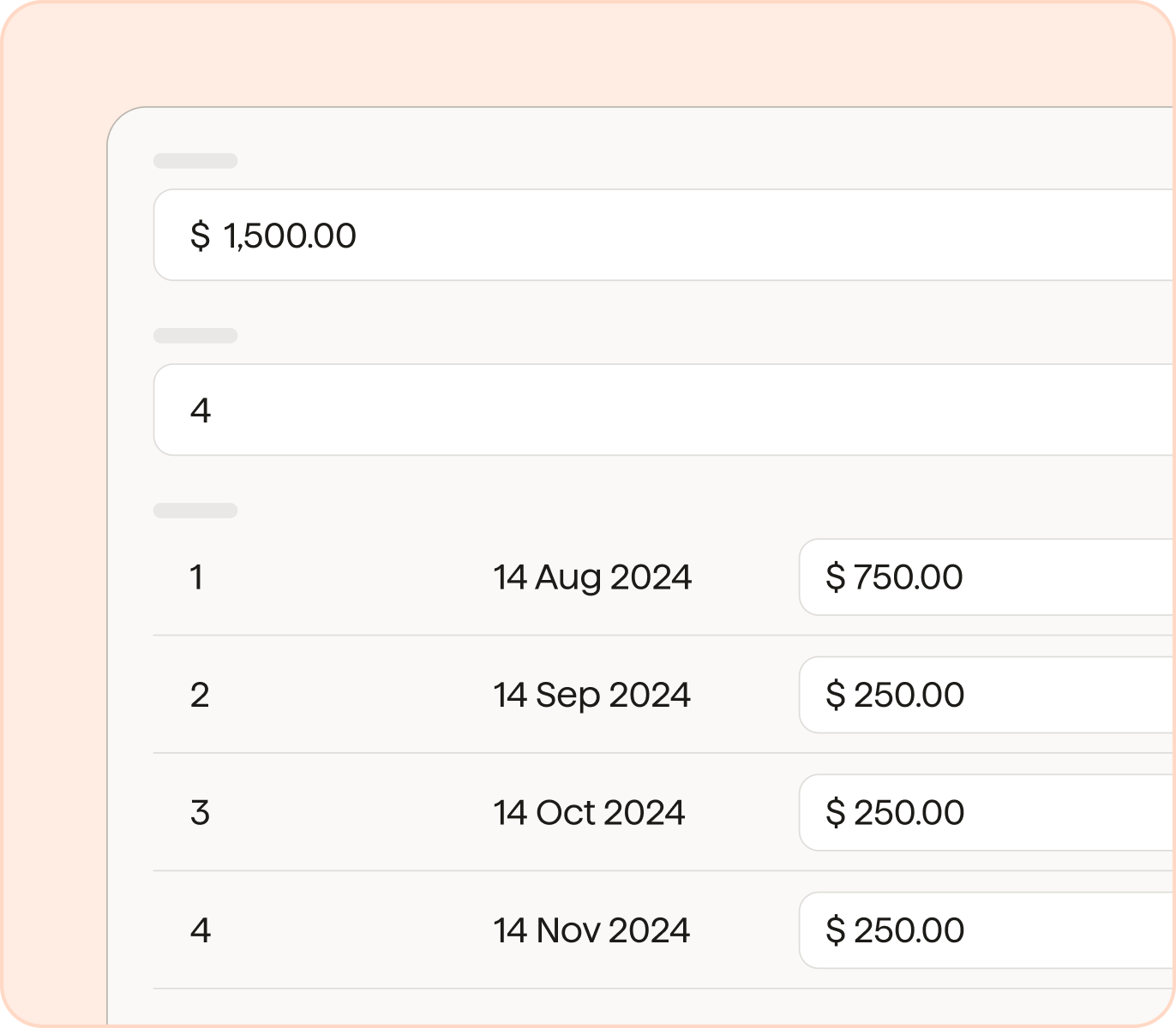 New: Bitesize Instalment payments