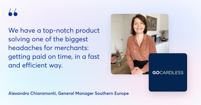 GoCardless appoints Alexandra Chiaramonti as General Manager of Southern Europe