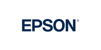 Epson logo blue on white