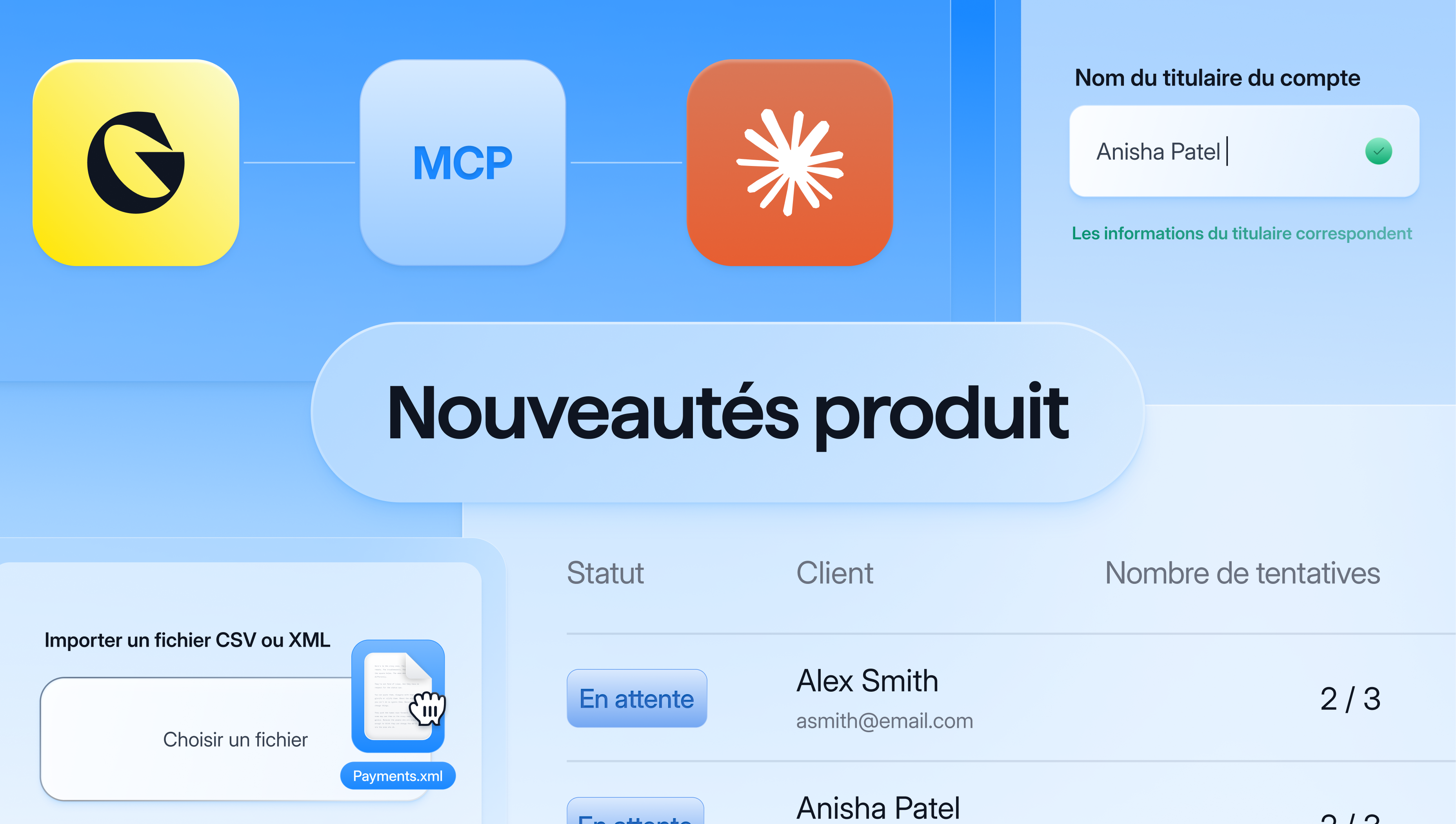 Les nouveautés produit GoCardless sont arrivées – juillet 2026