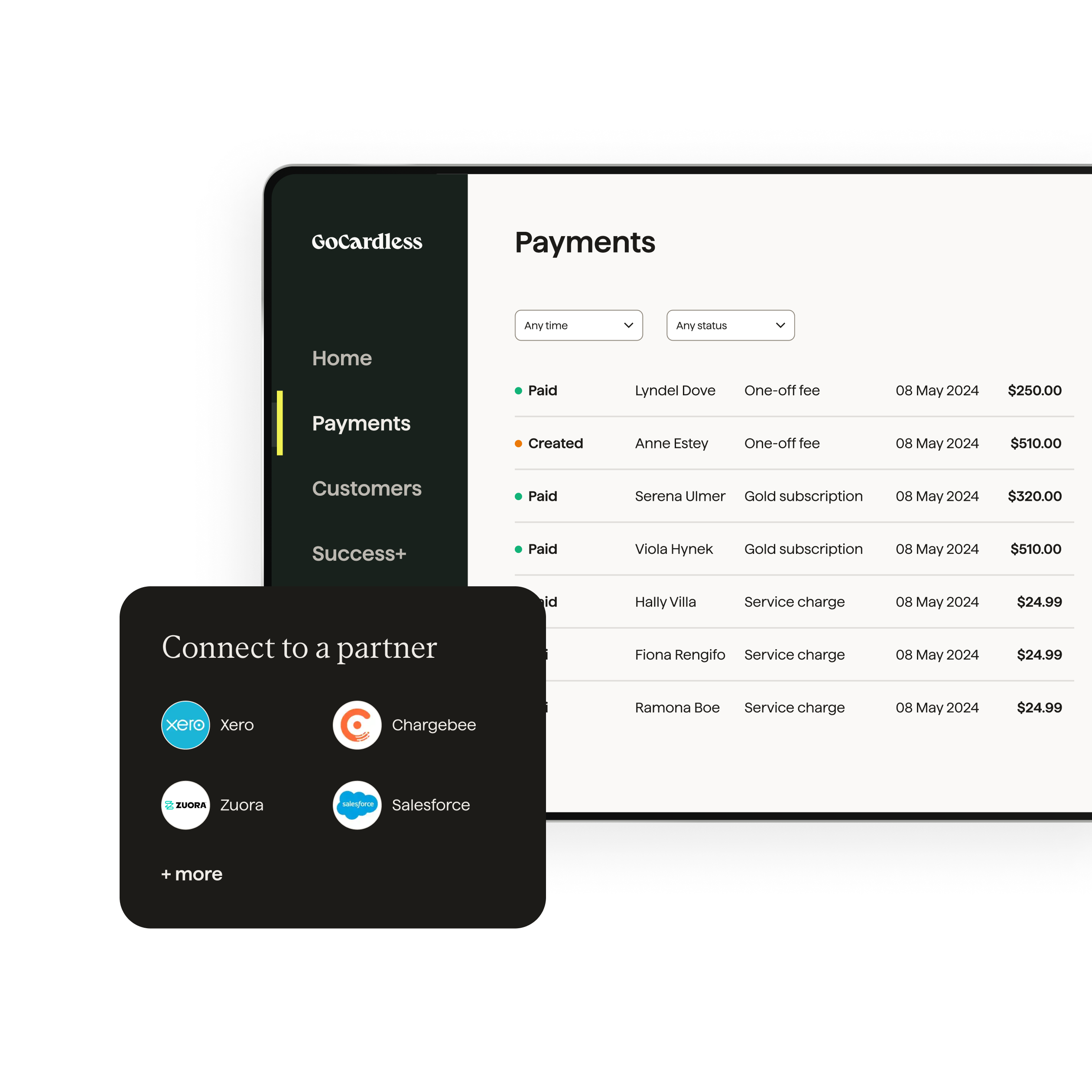 Manage all of your payments in one place