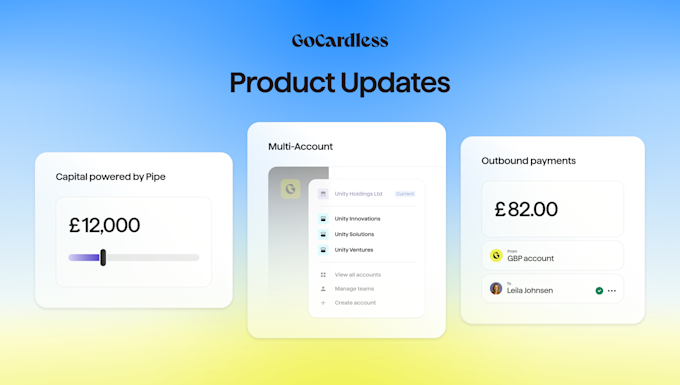 New GoCardless product updates have landed - September 2025