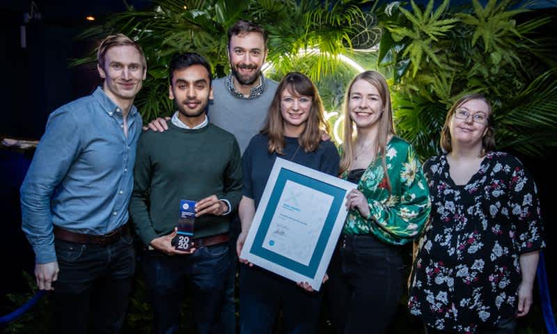 Xero Awards London 2020 - GoCardless team win