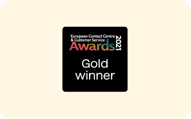 Award-winning customer support