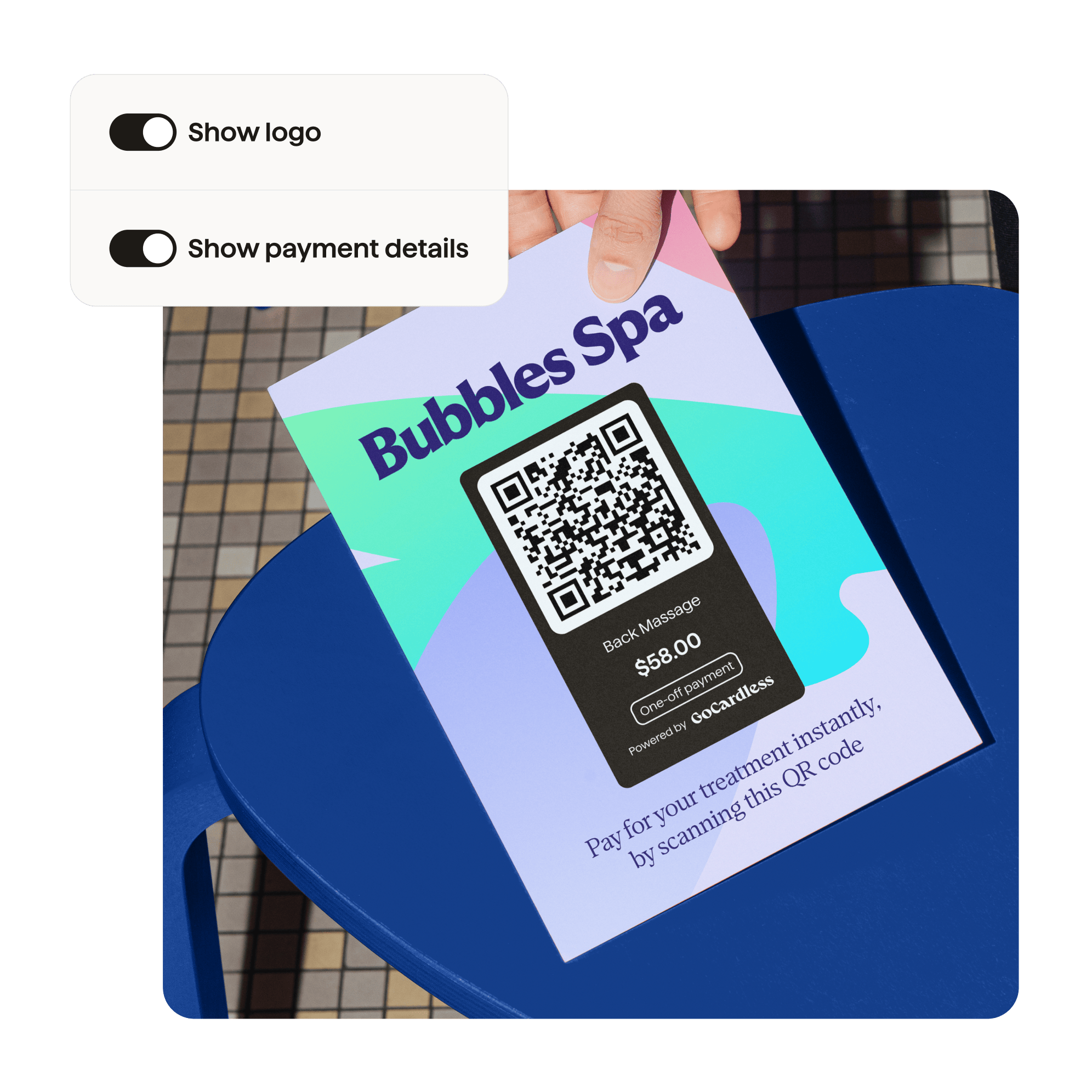 New: Get paid fast with QR codes