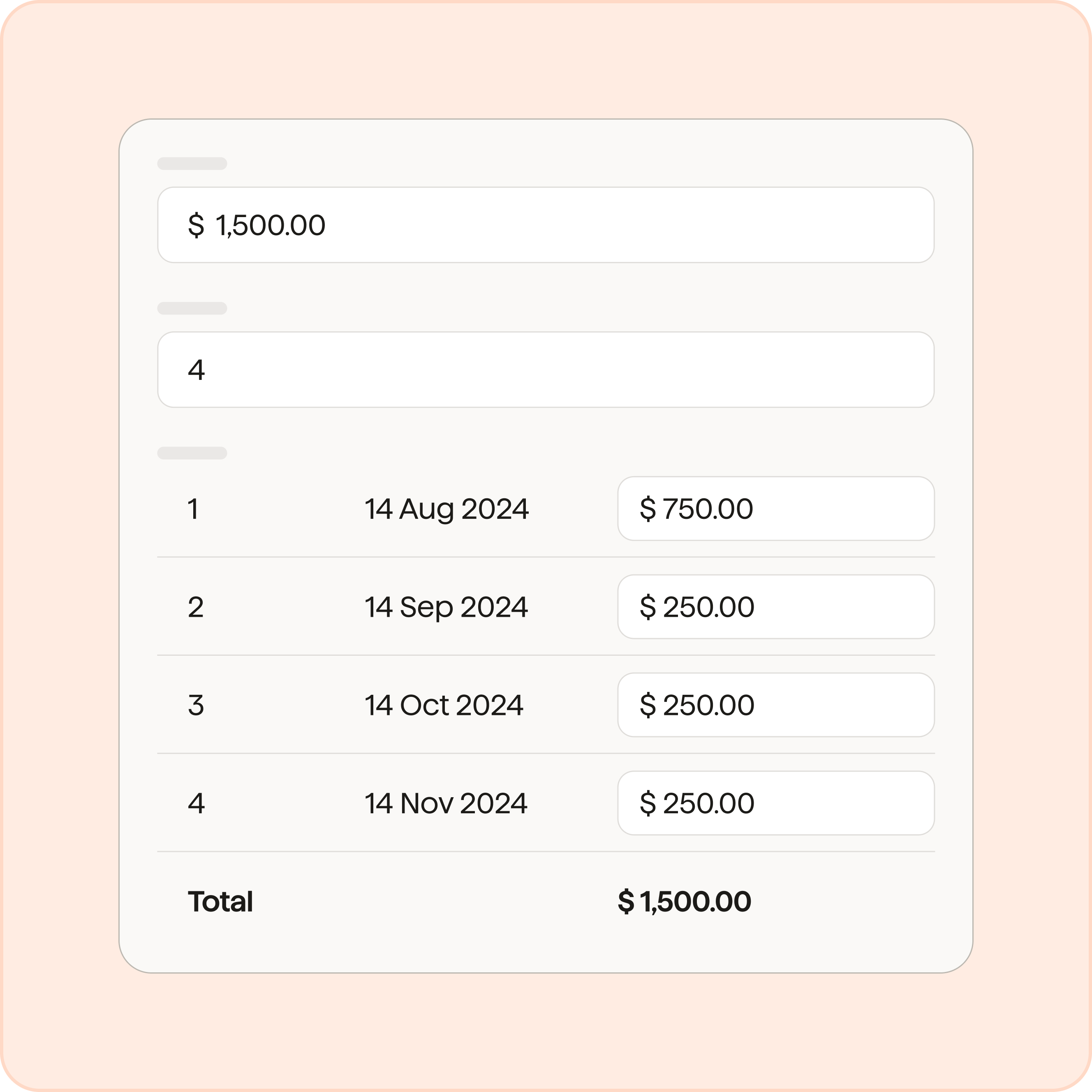 New: Bitesize Instalment payments