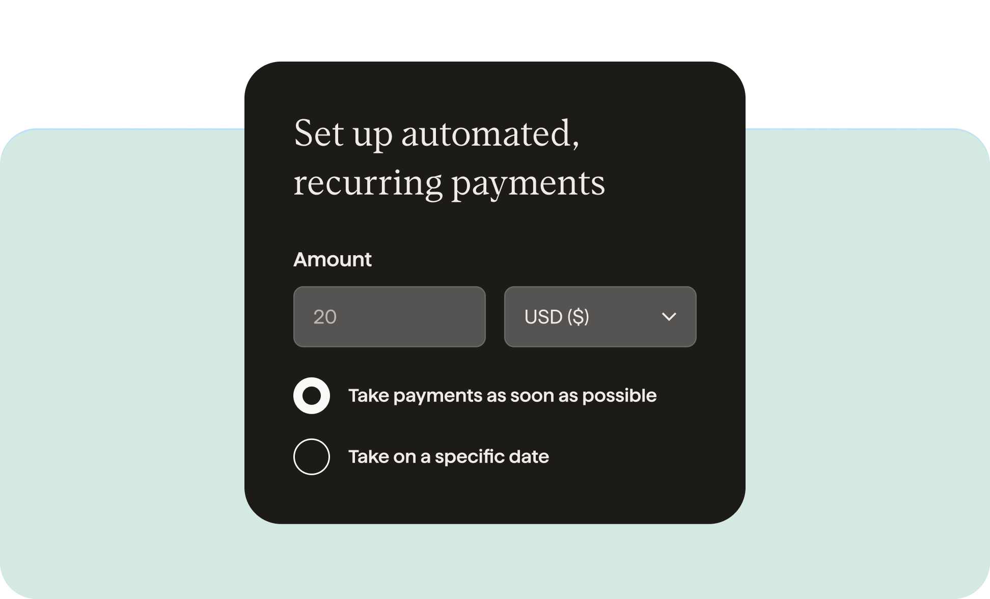 Invoice payments