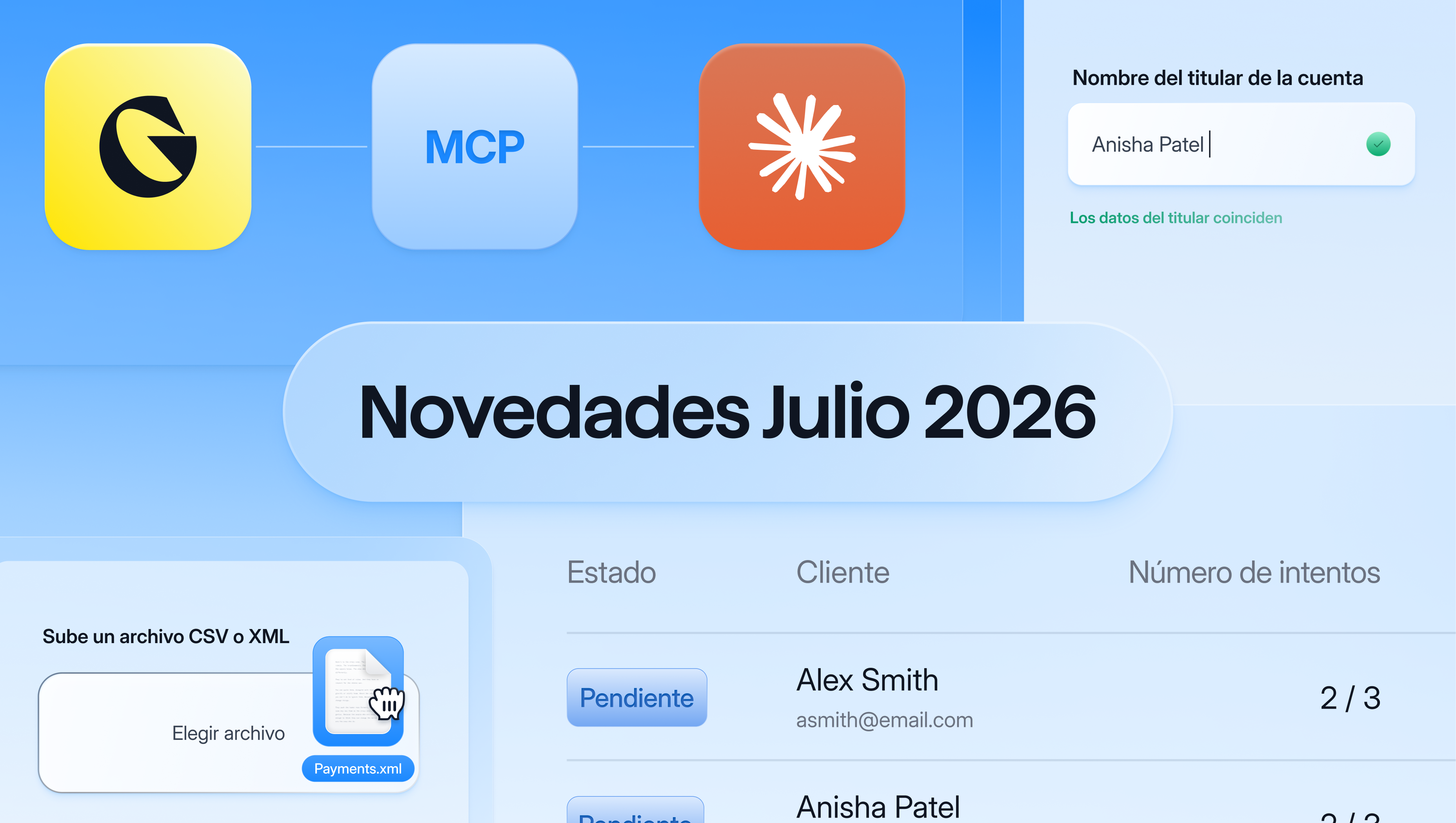 Las novedades de GoCardless ya están aquí: julio 2026