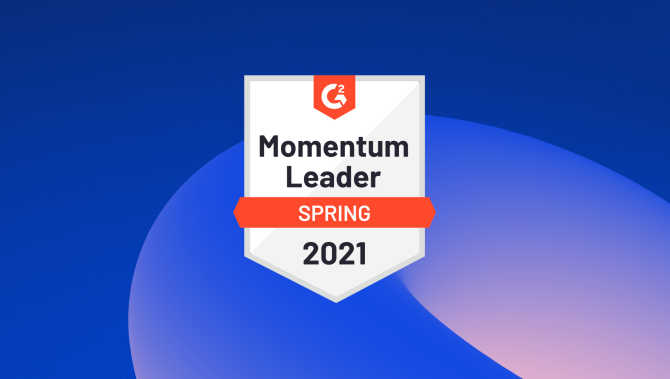 G2 Momentum Grid® Report for Payment Processing | Spring 2021
