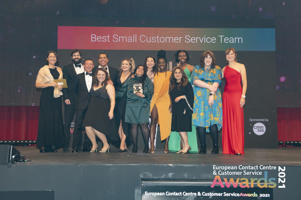 [en-GB] GoCardless team collects Best Customer Support Team award image
