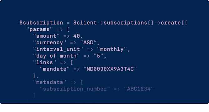 Easy-to-use API