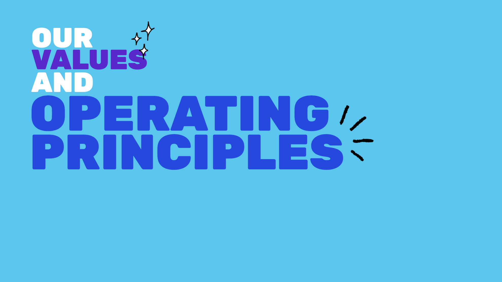 Values and Operating Principles at GoCardless