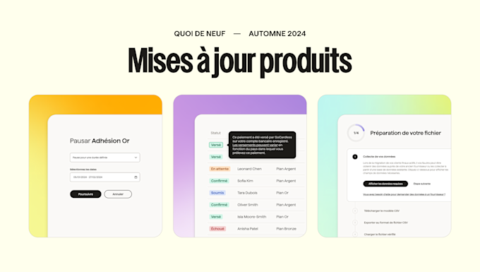 Un tableau de bord plus performant, une expérience optimisée : nos mises à jour produit d’automne 2024
