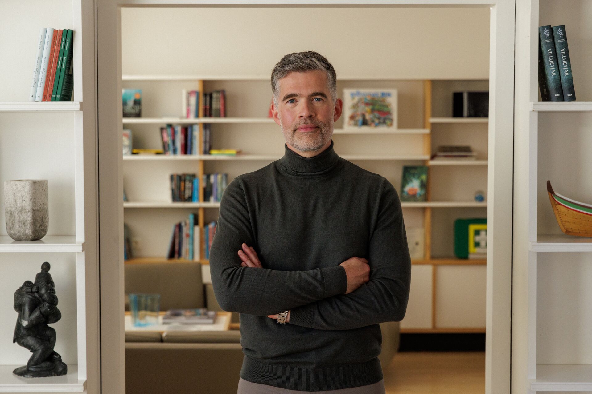 Fyrirtækjaeigandi á skrifstofu