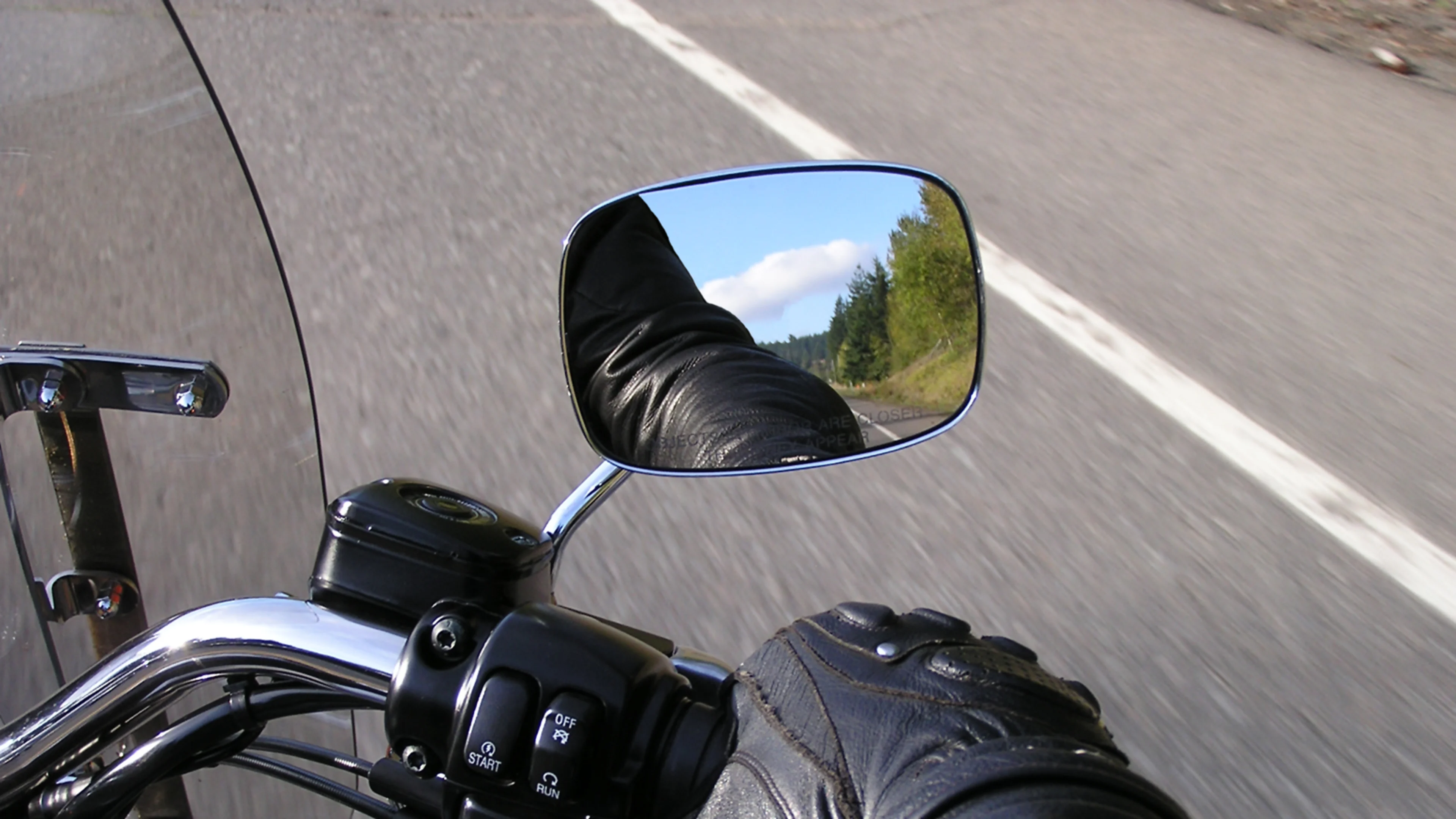 Mótorhjól - spegill