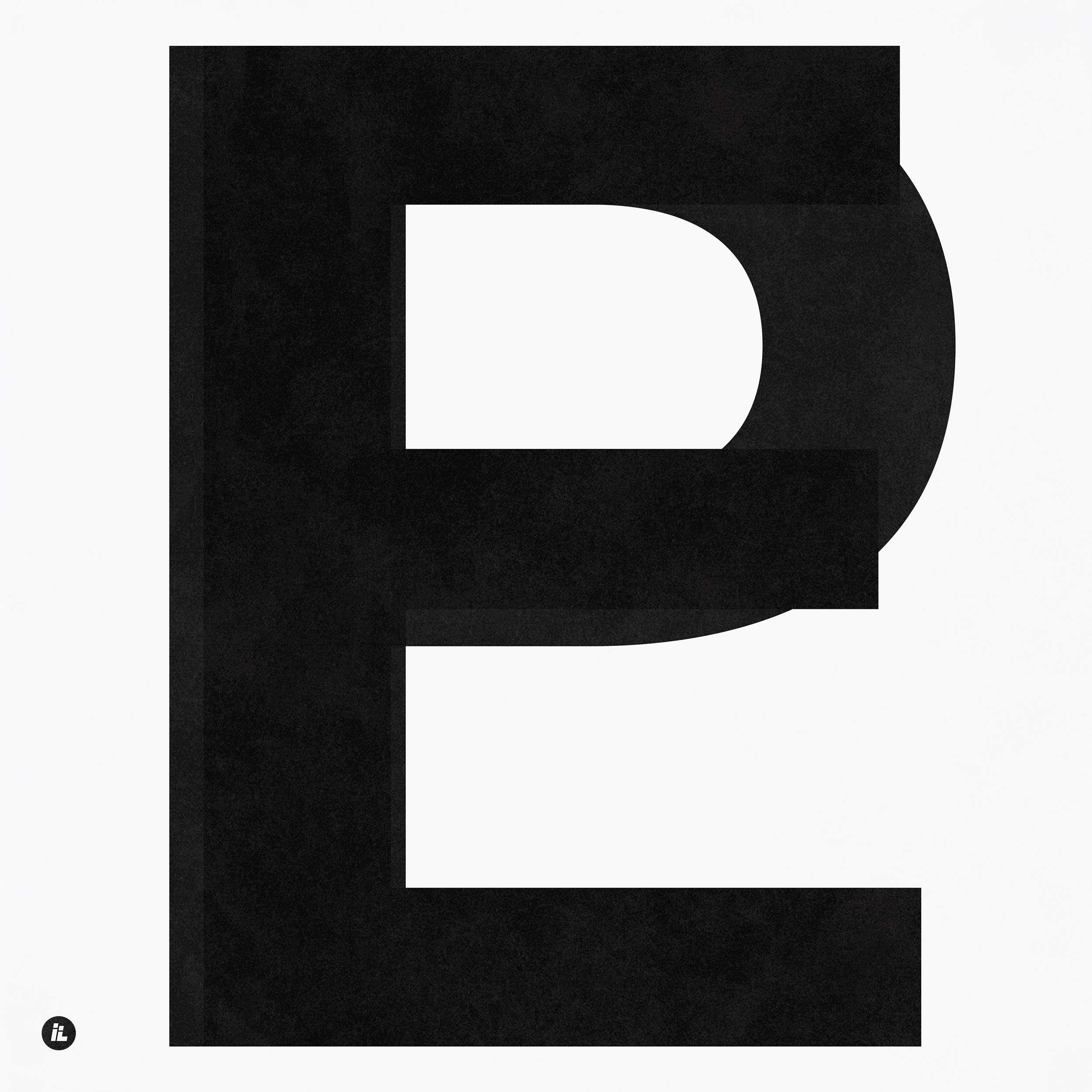Artwork for the band Peels self-titled EP, Peel, Released October 16, 2020. The cover is black and white typography.