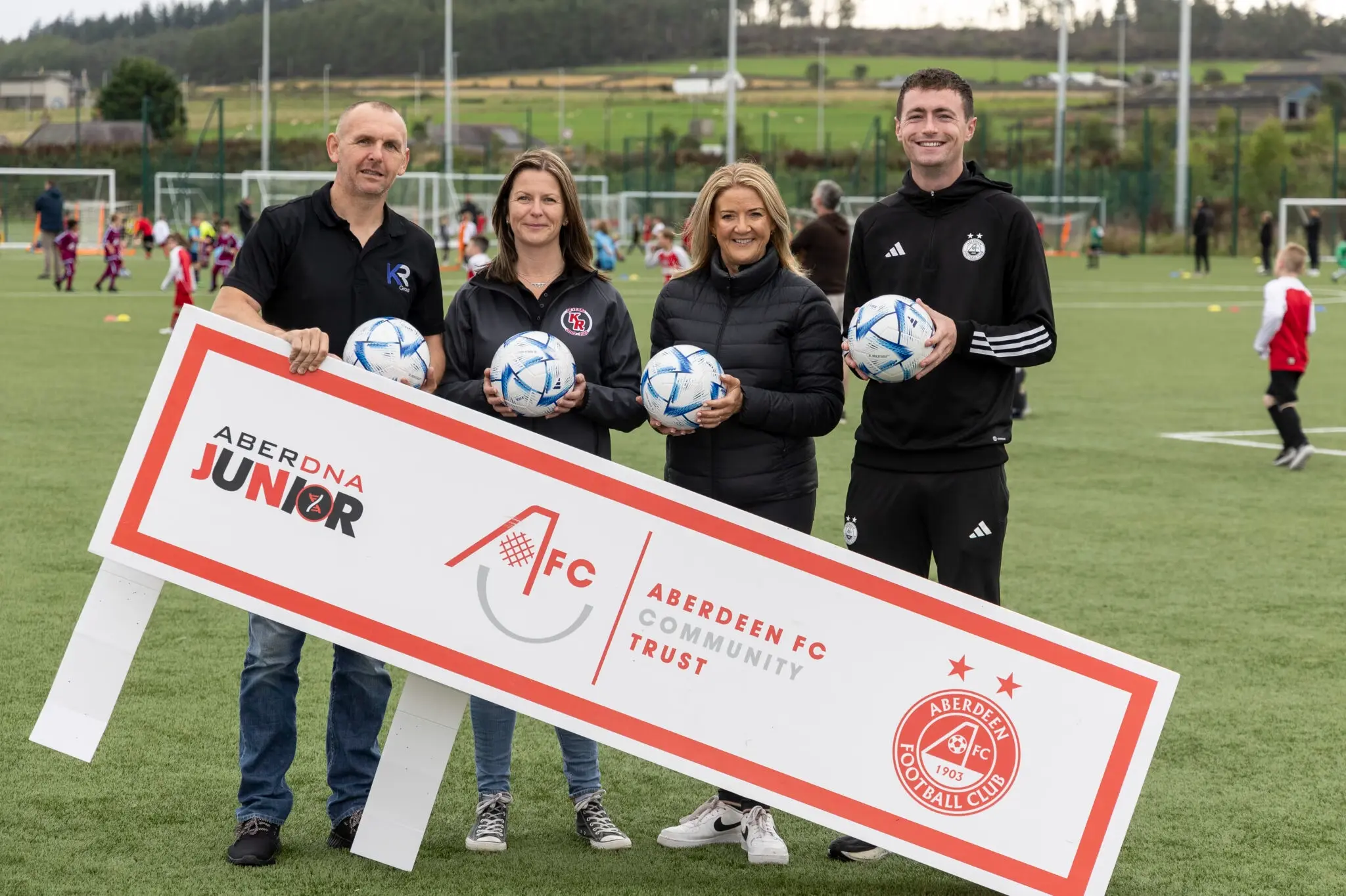 KR Group supporting youth football image