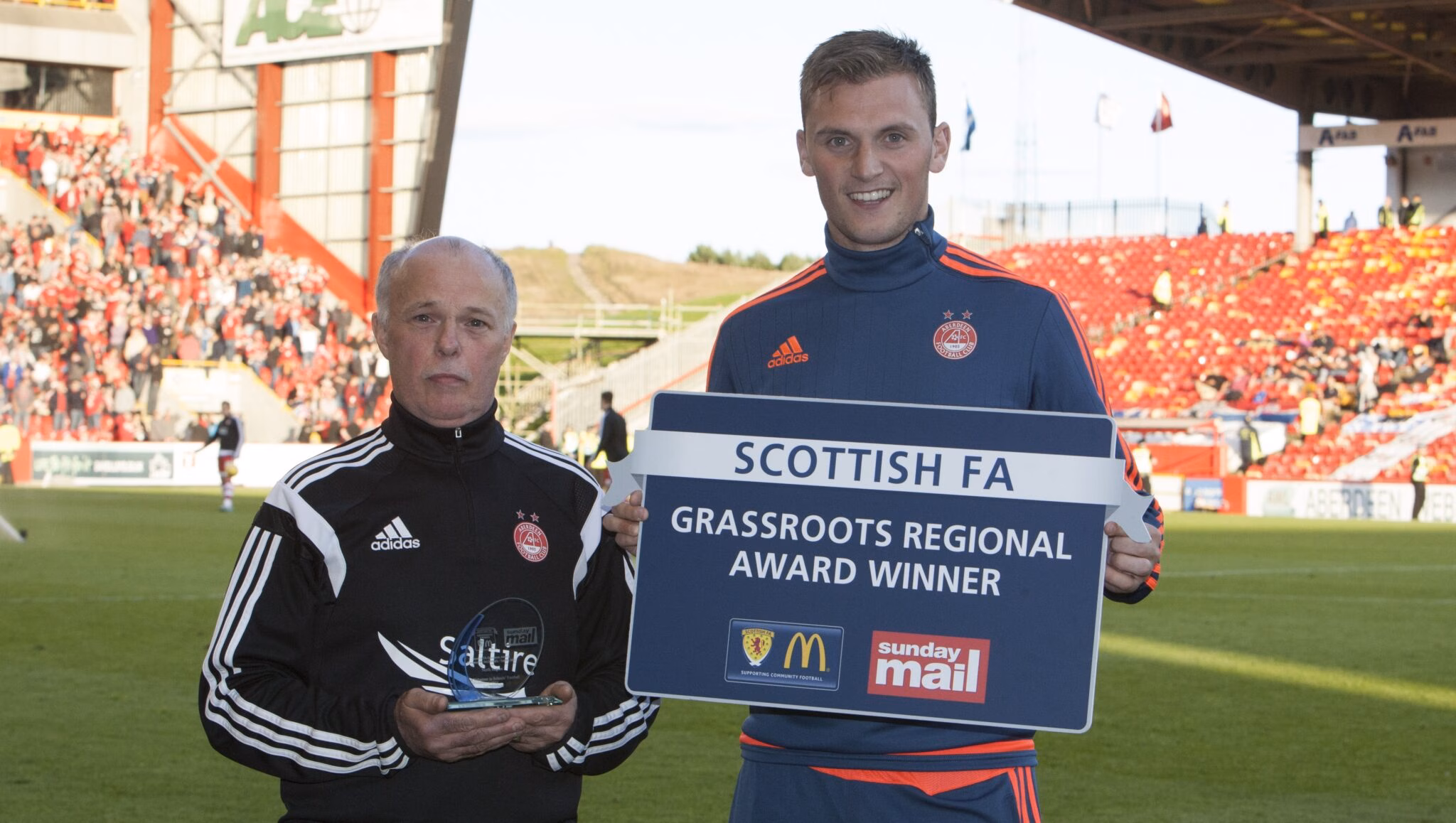 Schools football volunteer wins Grassroots Award image