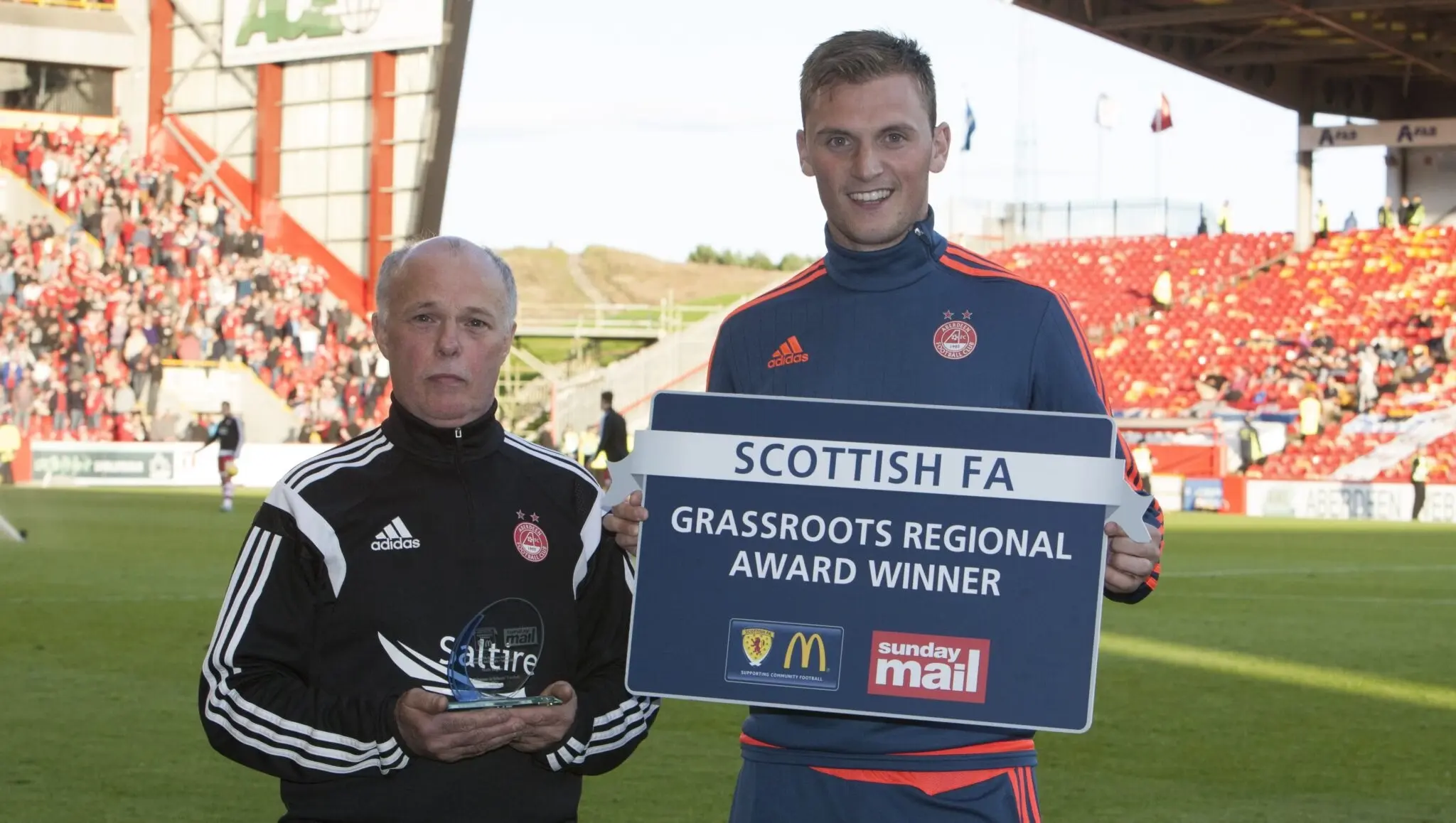 Schools football volunteer wins Grassroots Award image
