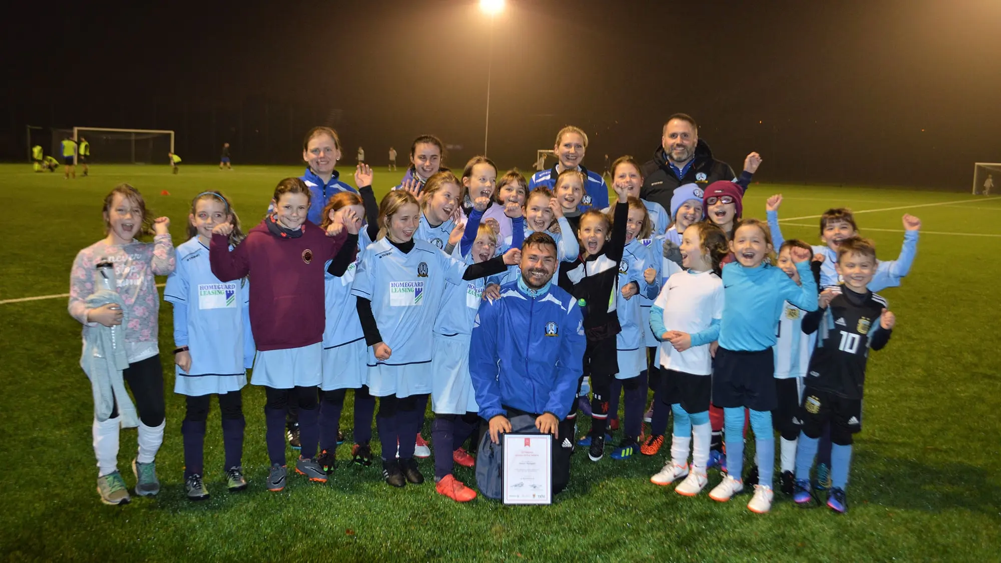 Westdyke Coach Receives Vattenfall Award Of The Month image