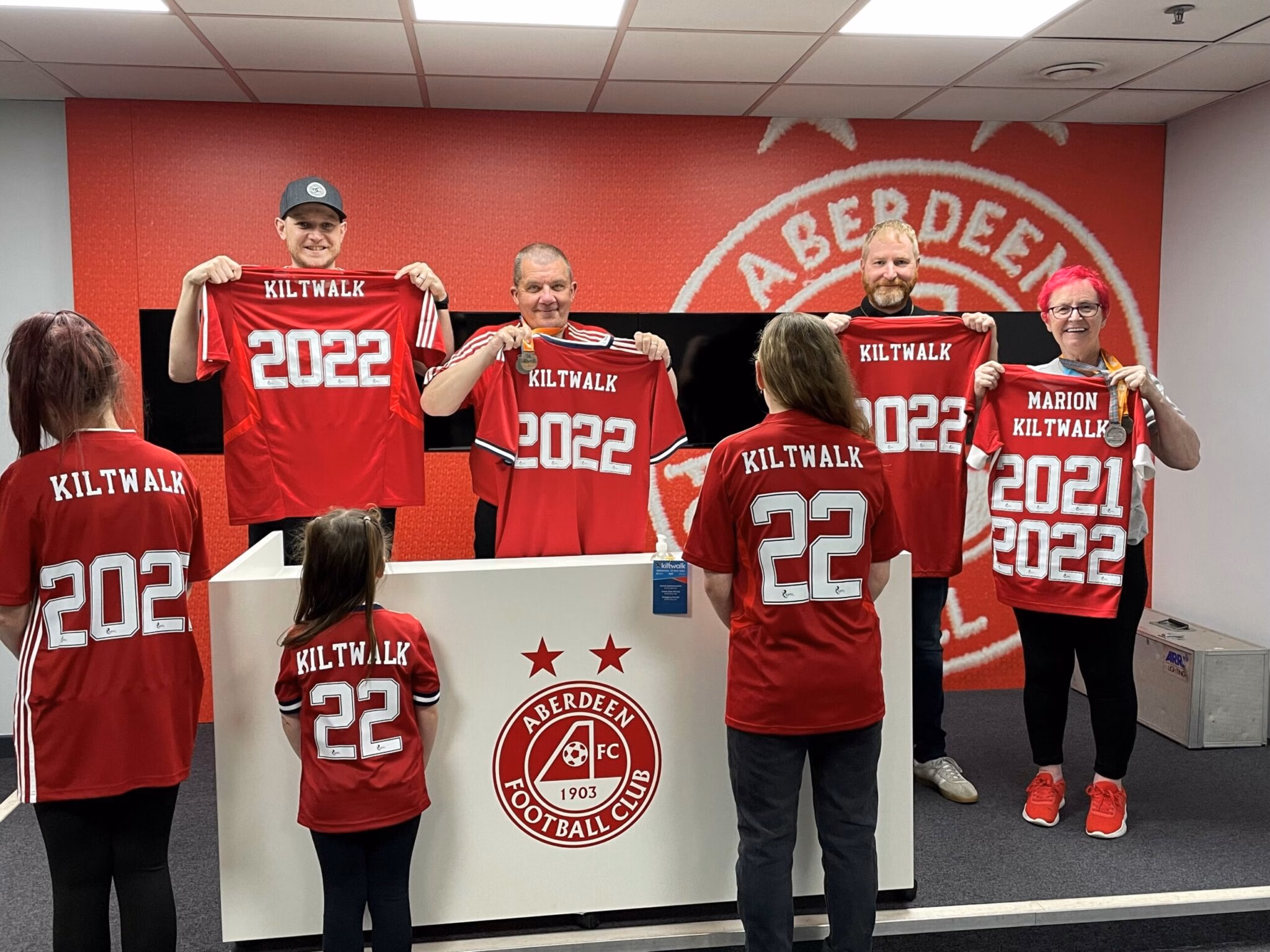 Champion cyclists join AFCCT Kiltwalk team image