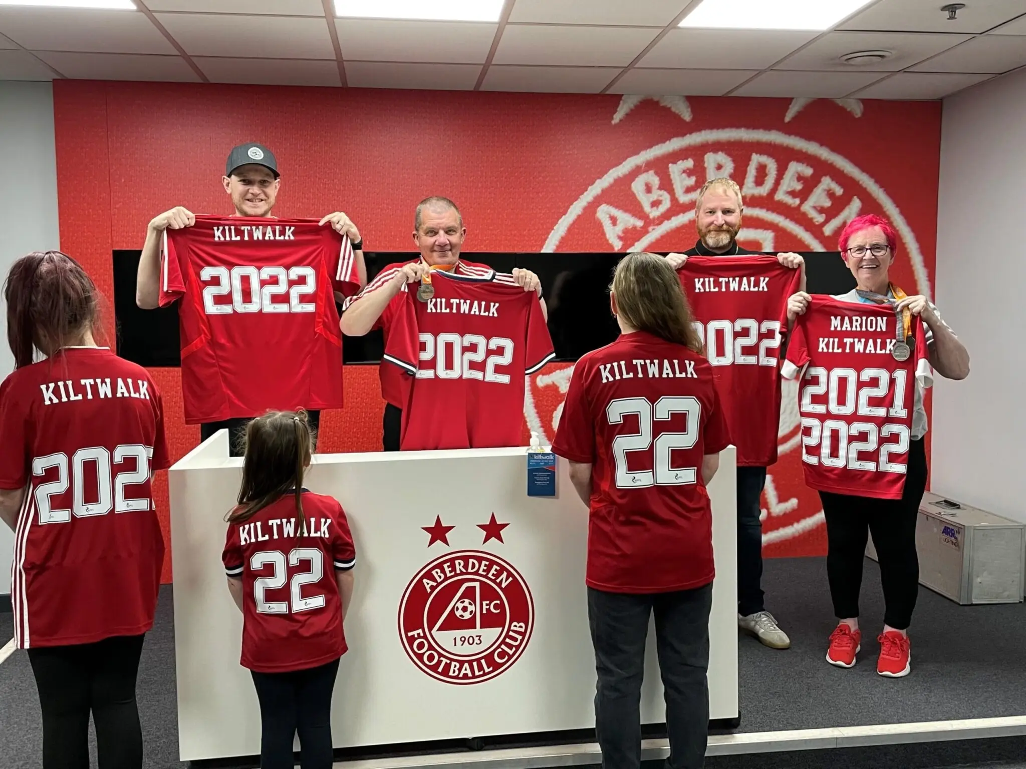 Champion cyclists join AFCCT Kiltwalk team image