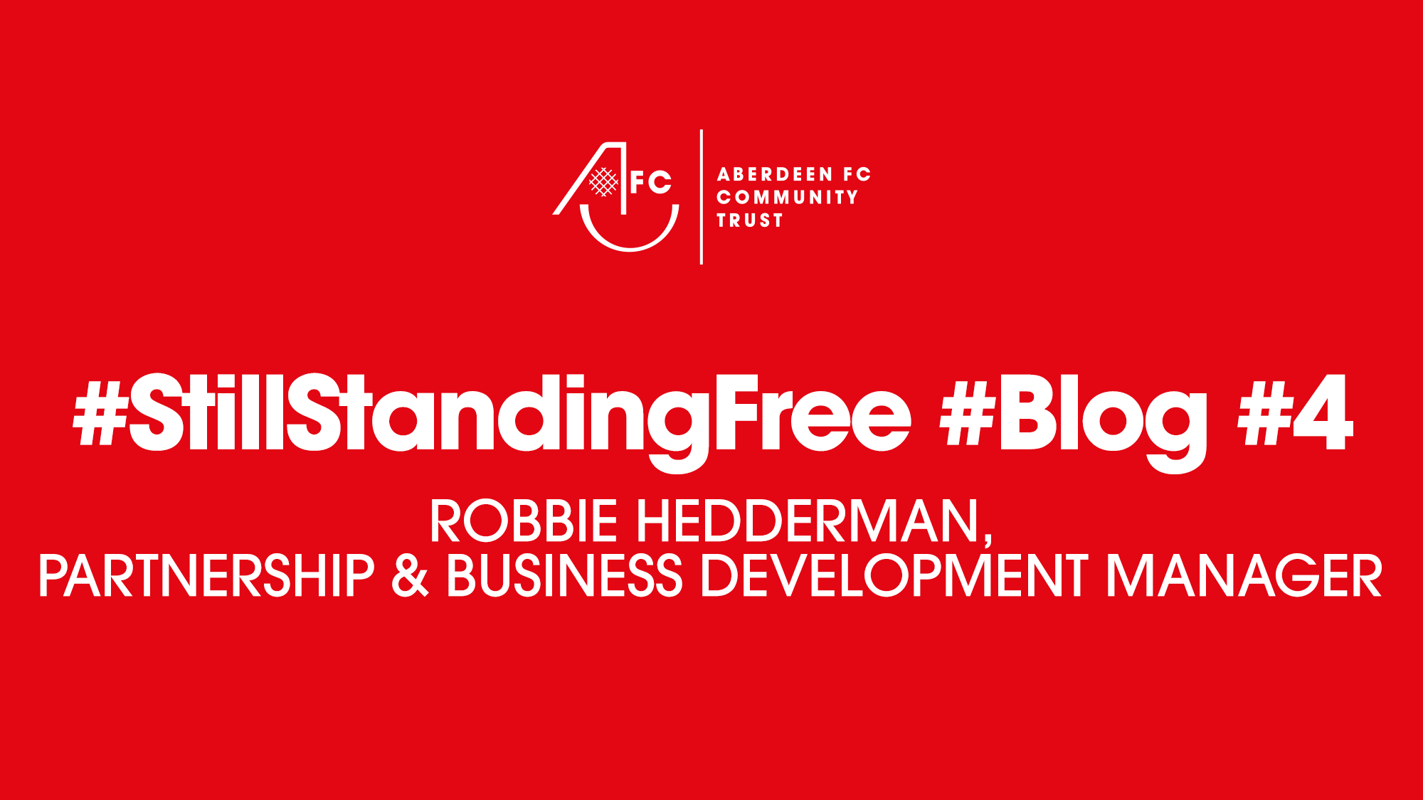 #StillStandingFree Blog #4 - Robbie Hedderman image