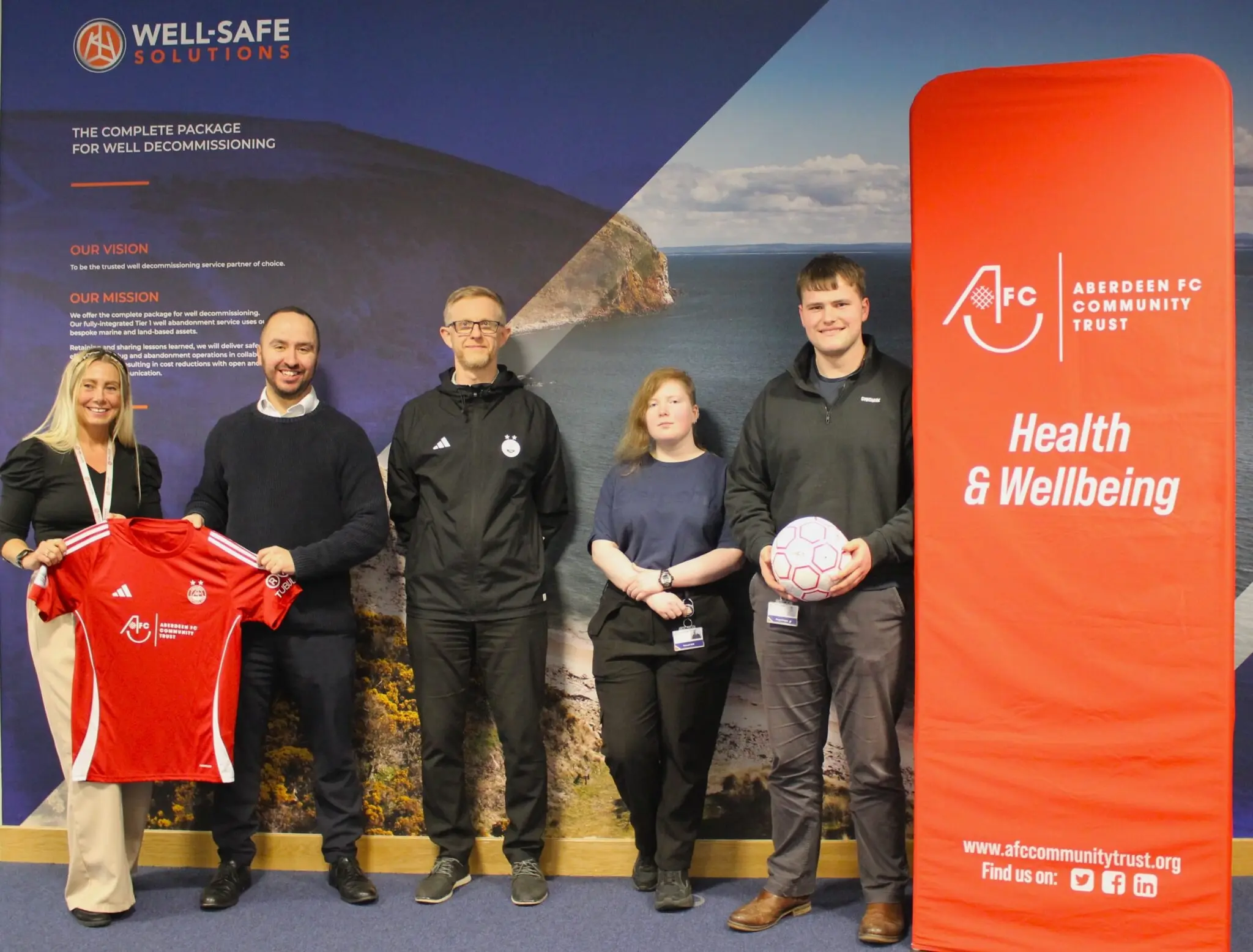 Well-Safe Solutions choose AFCCT as 'Charity of the Year' image