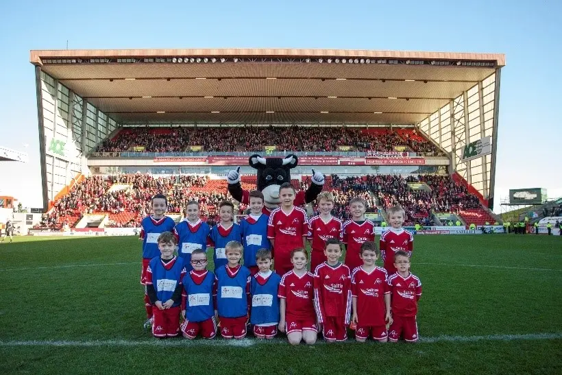 October Player of the Week Kids play at Pittodrie image