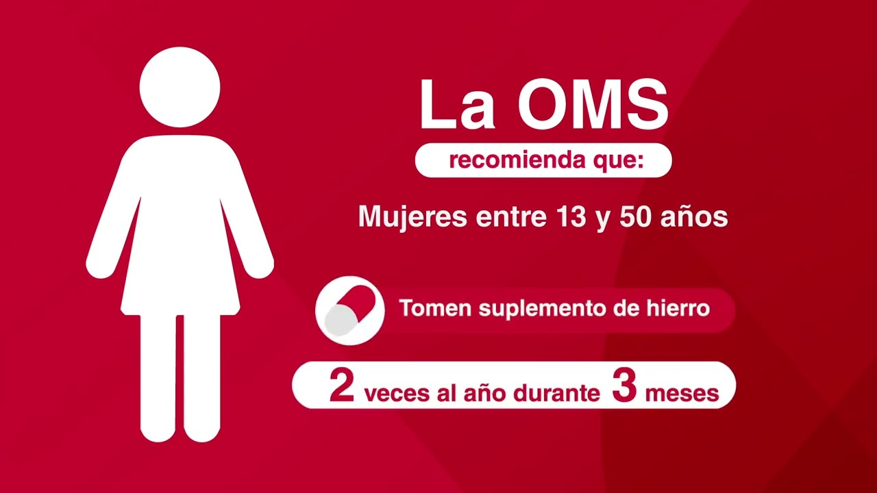  Supleméntate para prevenir la deficiencia de hierro