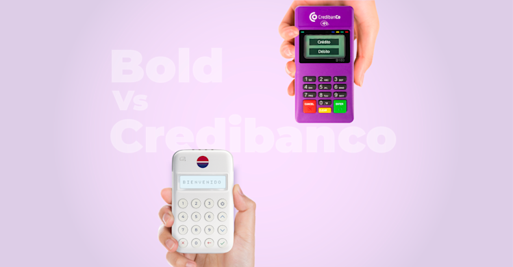 Datáfono Credibanco | Comparamos el datáfono de Bold vs el de Credibanco y este fue el resultado.|