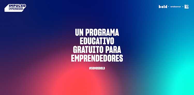 Impulso Emprendedor 2024. Curso gratis para emprendedores